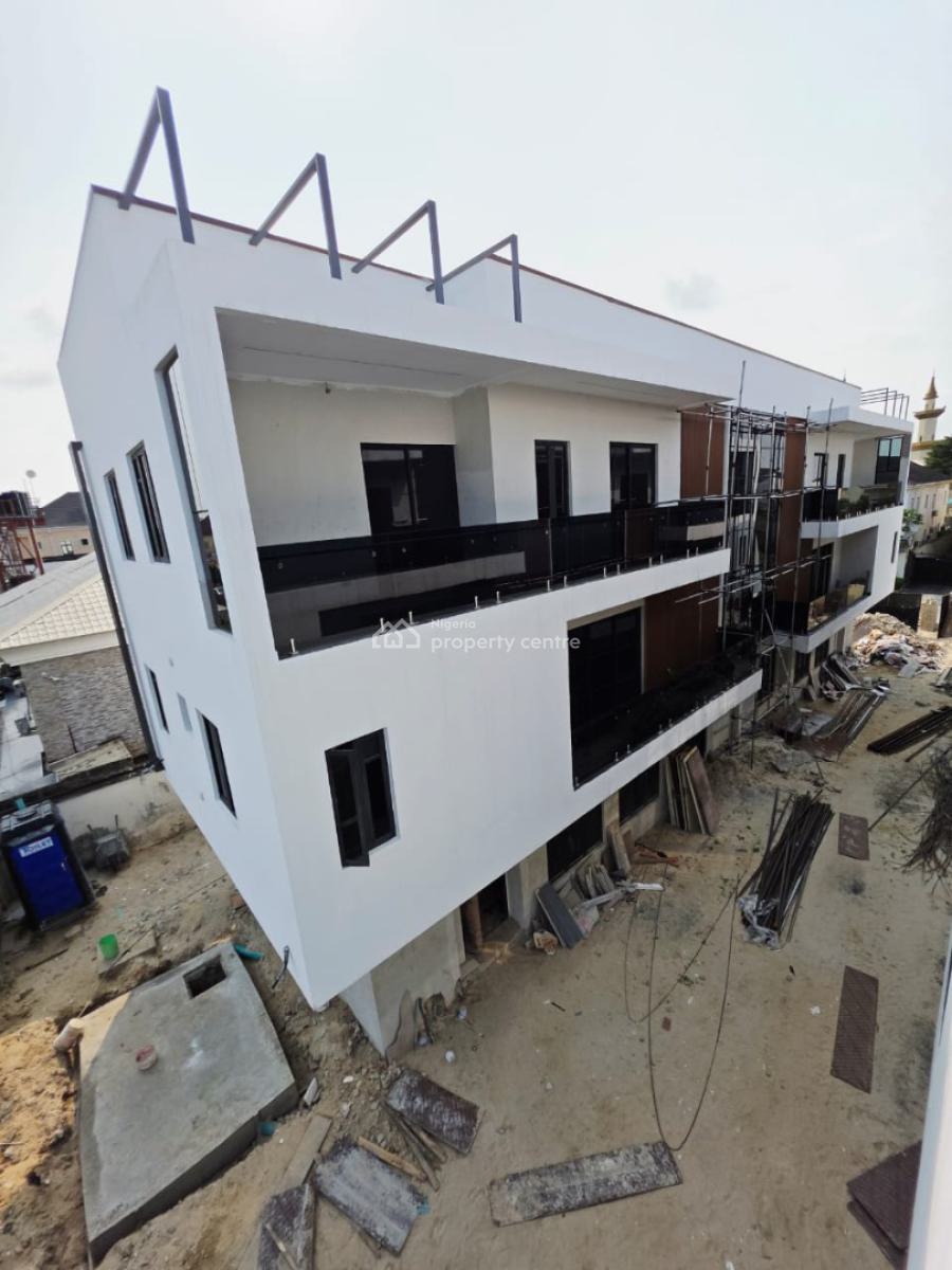 Brand New 4 Bedrooms Semi Detached with Bq Pool and Cinema., Lekki, Lagos, Semi-detached Duplex for Sale