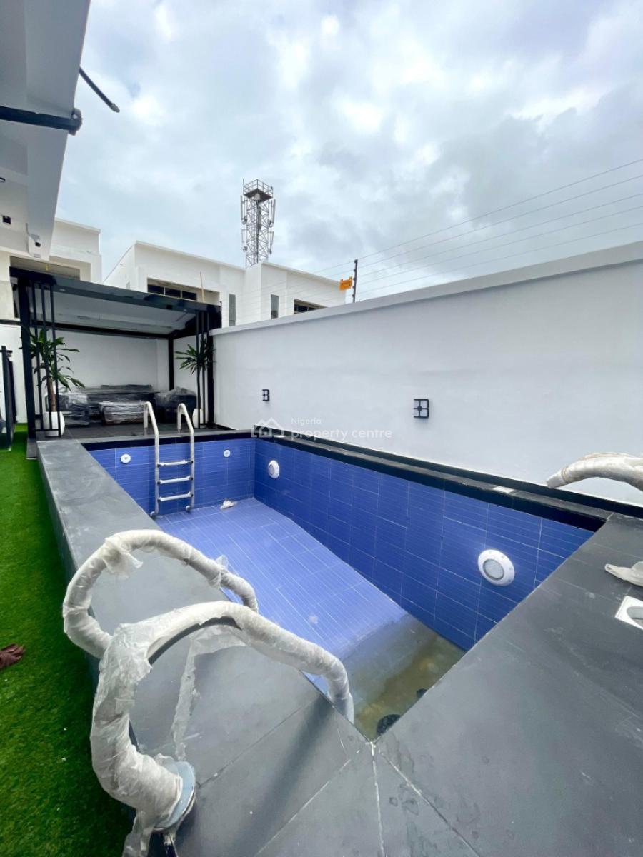 Gorgeously Perched Luxury 5 Bedrooms Smart Home with Swimming Pool, Gym, Chevron, Lekki, Lagos, Detached Duplex for Sale