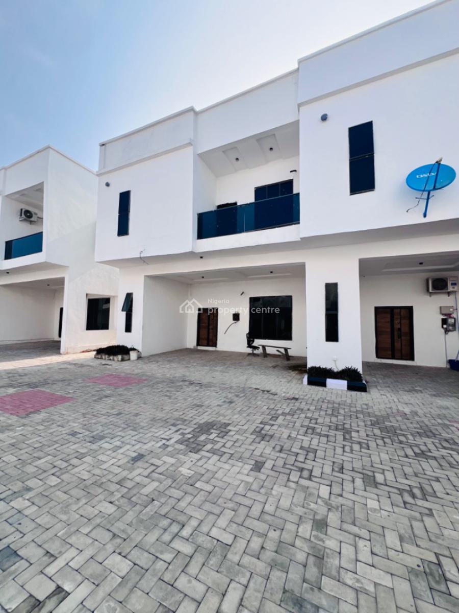 Very Spacious Contemporary 4 Bedroom Terraced Duplex with Swimming Pool, Before Orchid Enyo Filling Station, Orchid Rd By Lekki 2nd Toll Gate, Lekki, Lagos, Terraced Duplex for Sale