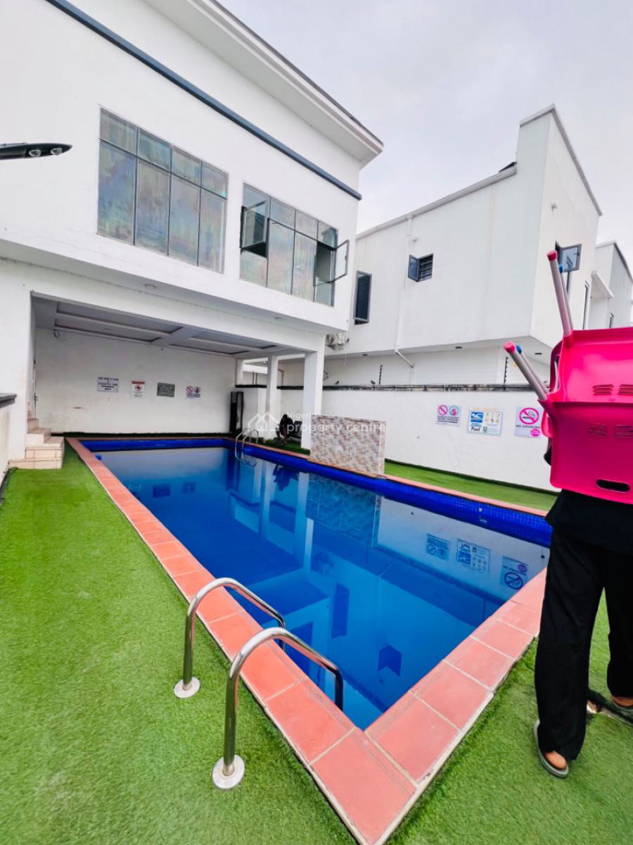 Very Spacious Contemporary 4 Bedroom Terraced Duplex with Swimming Pool, Before Orchid Enyo Filling Station, Orchid Rd By Lekki 2nd Toll Gate, Lekki, Lagos, Terraced Duplex for Sale