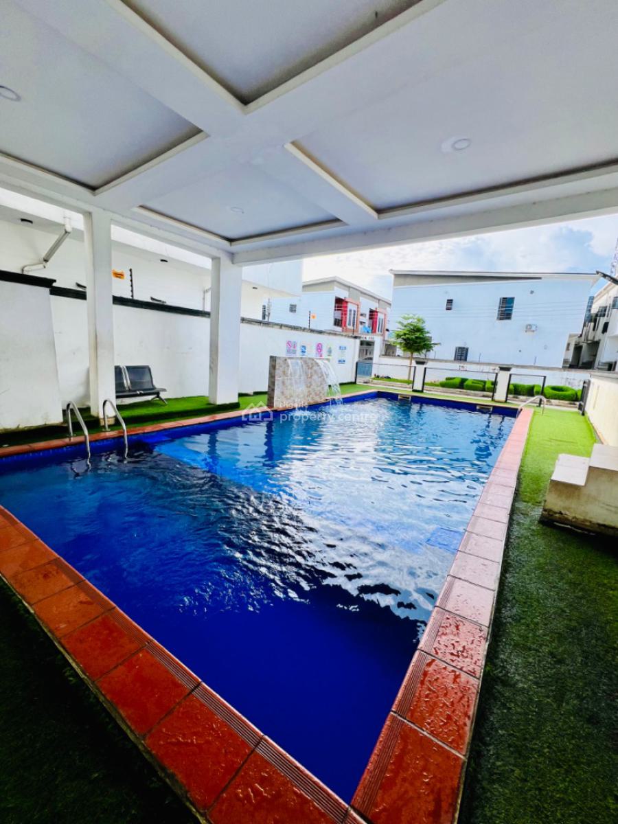Very Spacious Contemporary 4 Bedroom Terraced Duplex with Swimming Pool, Before Orchid Enyo Filling Station, Orchid Rd By Lekki 2nd Toll Gate, Lekki, Lagos, Terraced Duplex for Sale