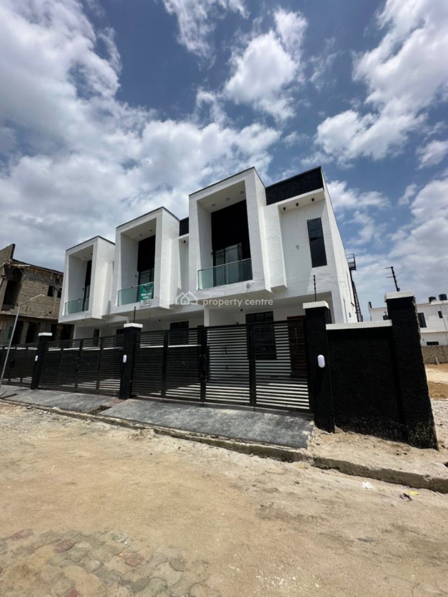 Newly Built 4 Bedrooms Terrace, Ikota, Lekki, Lagos, Terraced Duplex for Sale