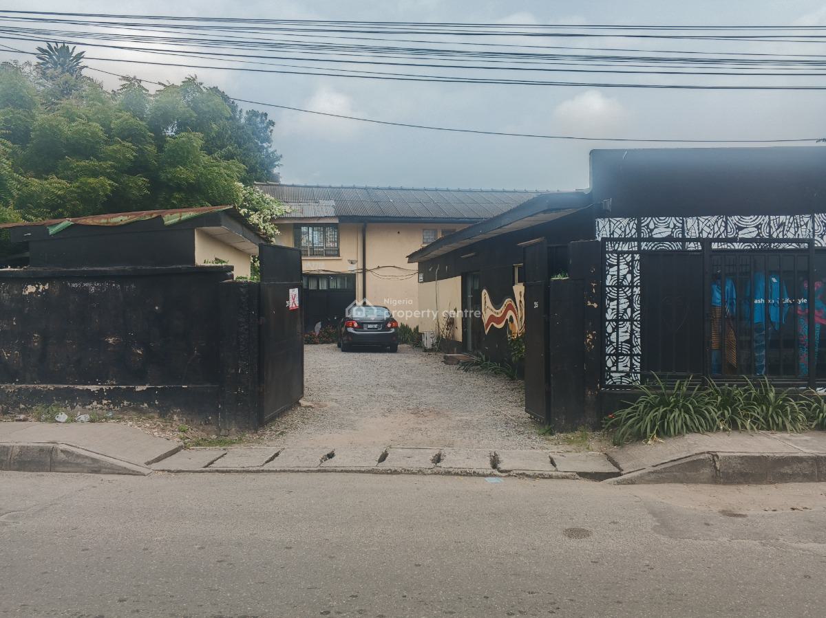 750 Sq Mts Land with an Old Semi Detached House on It, Off Awolowo Road, Falomo, Ikoyi, Lagos, Semi-detached Duplex for Sale