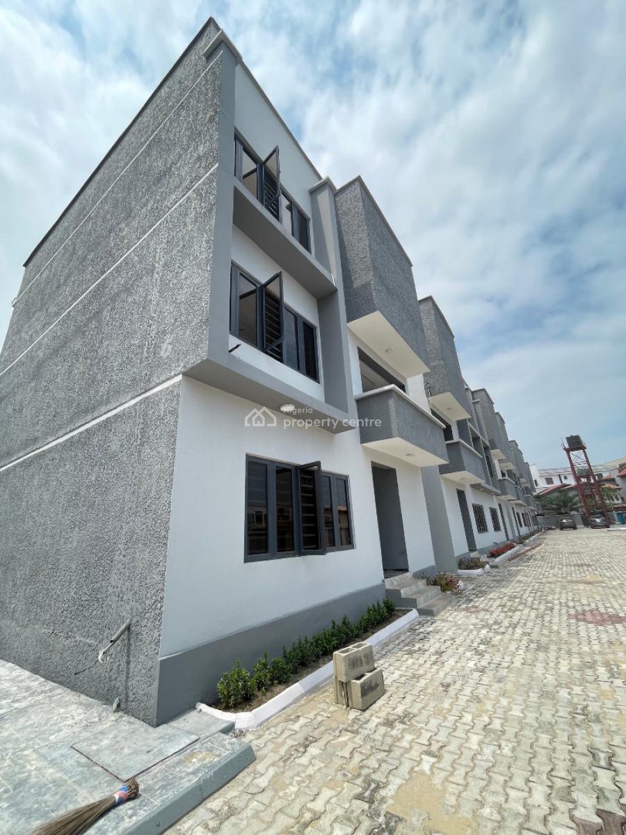 Spacious 4 Bedrooms Terraced Duplex with Bq, Pool, Playground, Ologolo, Lekki, Lagos, Terraced Duplex for Sale