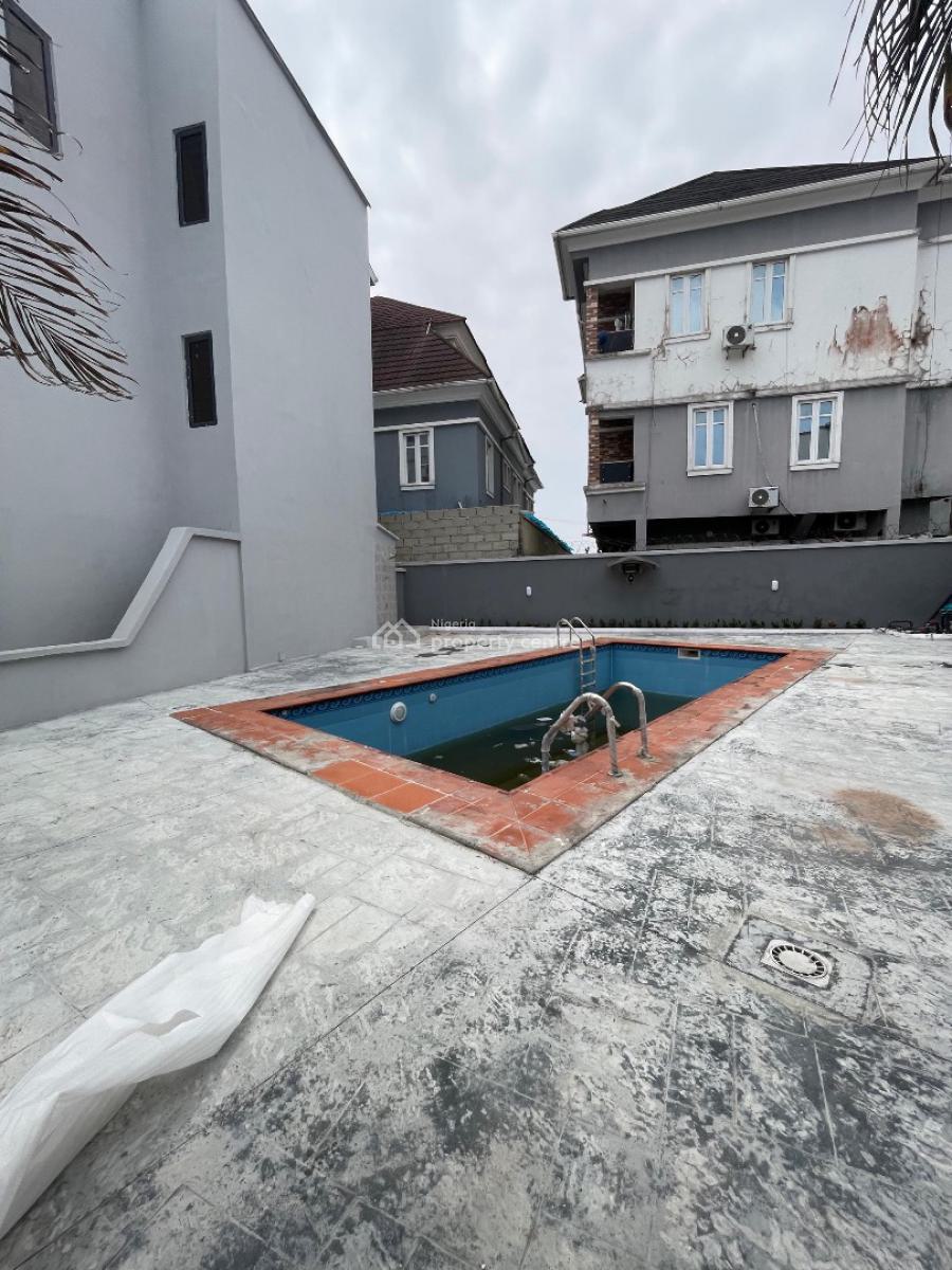 Spacious 4 Bedrooms Terraced Duplex with Bq, Pool, Playground, Ologolo, Lekki, Lagos, Terraced Duplex for Sale