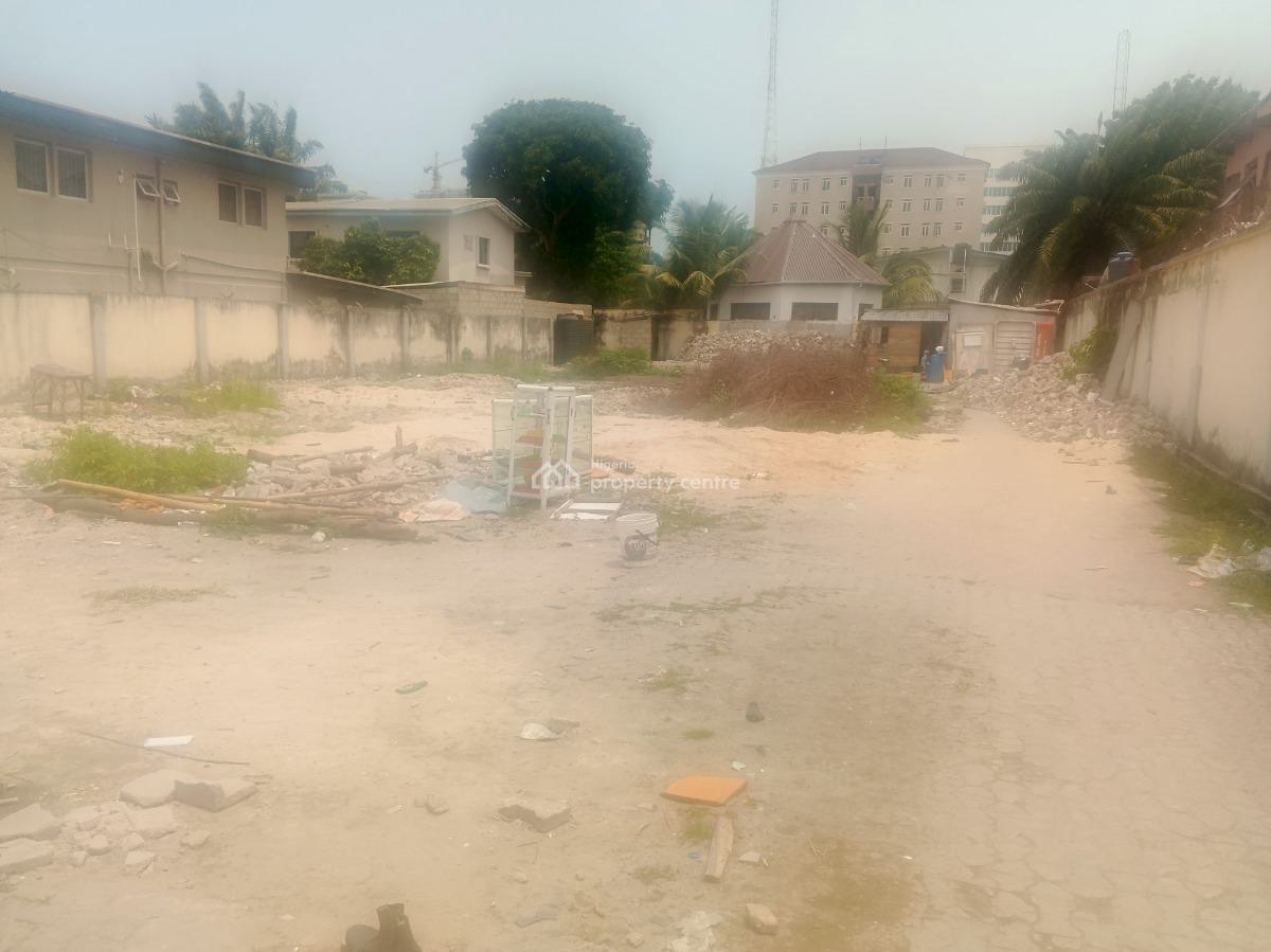 1200 Sq Mts Fenced Plot of Land, Off Akin Adesola St, Victoria Island (vi), Lagos, Commercial Land for Rent