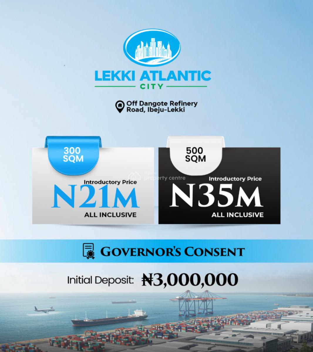 Lekki Atlantic City Off Dangote Refinery Road Ibeju-lekki Lagos, Off Dangote Road Ibeju-lekki Lagos, Ibeju Lekki, Lagos, Mixed-use Land for Sale