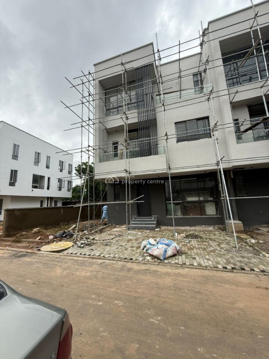 Newly Built 4 Bedroom Terrace with Bq, Jabi, Abuja, Detached Duplex for Sale