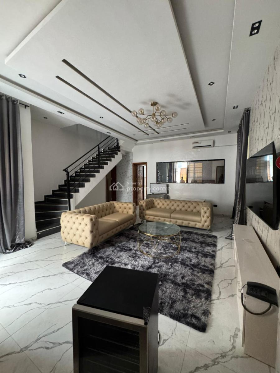 Fully Detached 4 Bedroom Duplex with Excellent Facilities, Chevron Estate, Lekki, Lagos, Detached Duplex for Rent