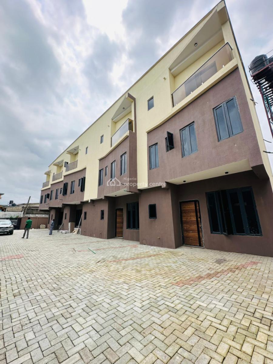 Newly Built 4 Bedroom Terraced Duplex with Exceptional Features, Gbagada, Lagos, Terraced Duplex for Sale