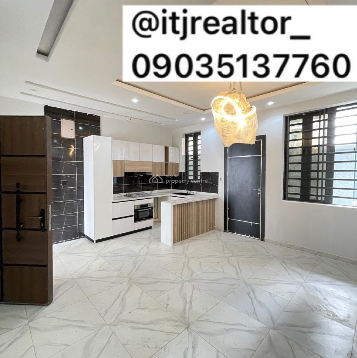 Stunning 2 Bedroom Terrace Duplex with Bq and Swimming Pool, Ikate, Lekki, Lagos, Terraced Duplex for Sale