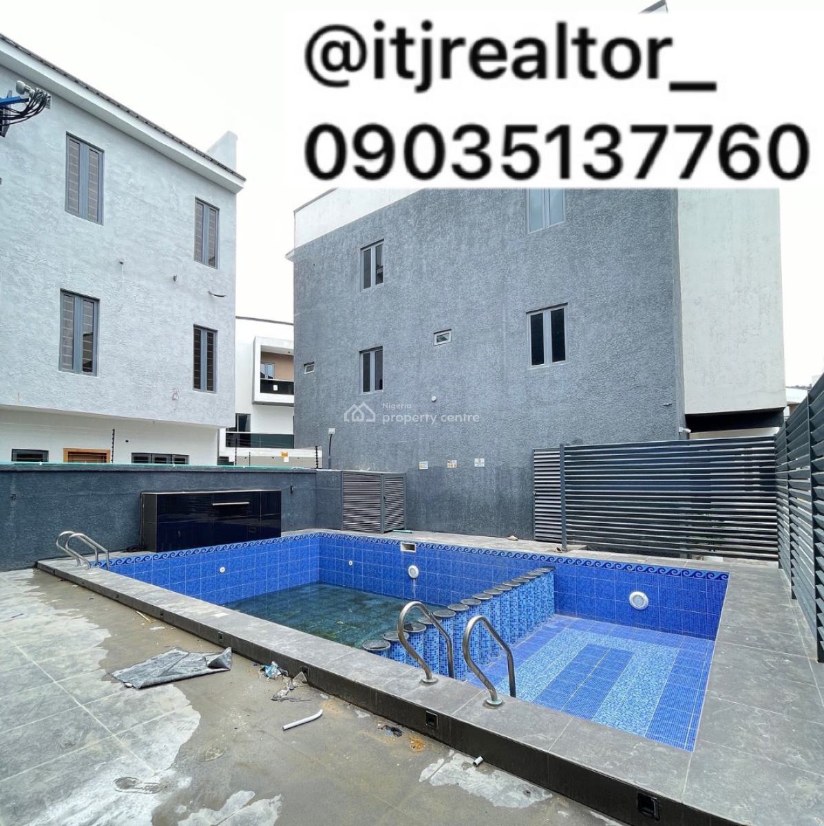 Stunning 2 Bedroom Terrace Duplex with Bq and Swimming Pool, Ikate, Lekki, Lagos, Terraced Duplex for Sale