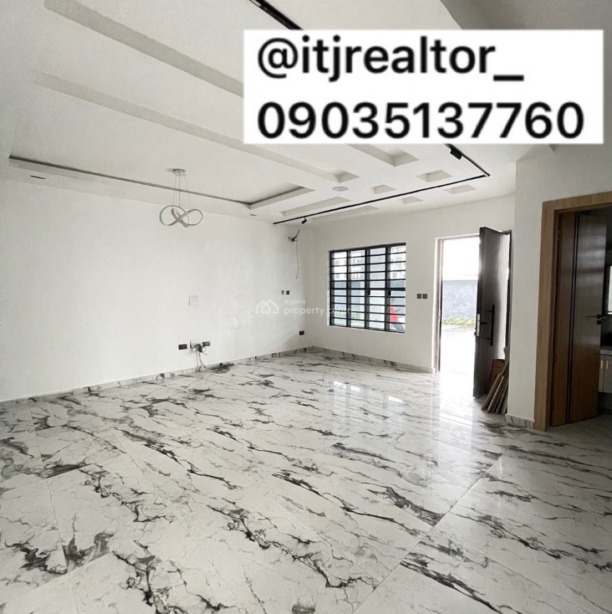 Stunning 4 Bedroom Terrace Duplex with Bq, Ikate, Lekki, Lagos, Terraced Duplex for Sale