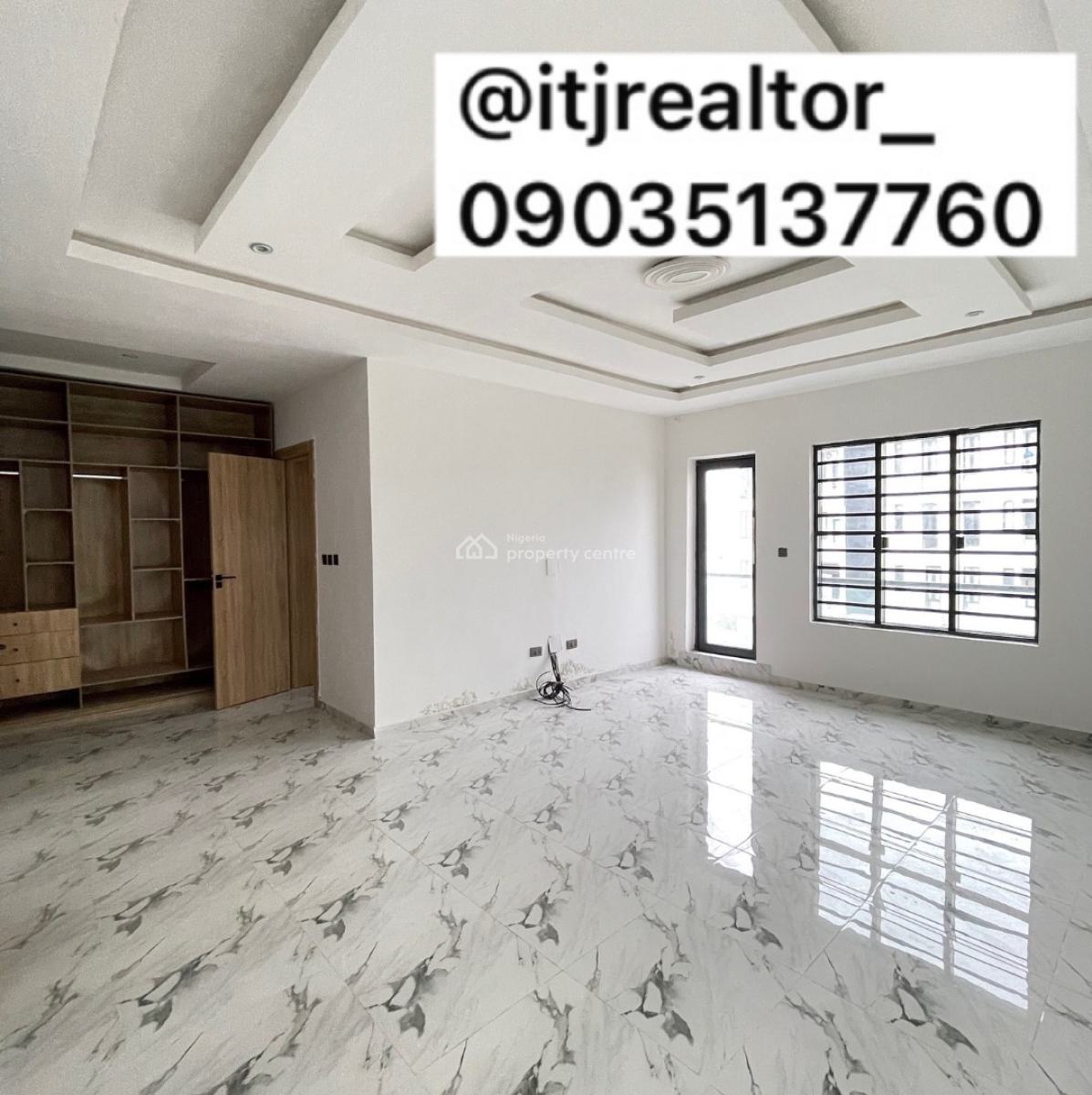 Stunning 4 Bedroom Terrace Duplex with Bq, Ikate, Lekki, Lagos, Terraced Duplex for Sale