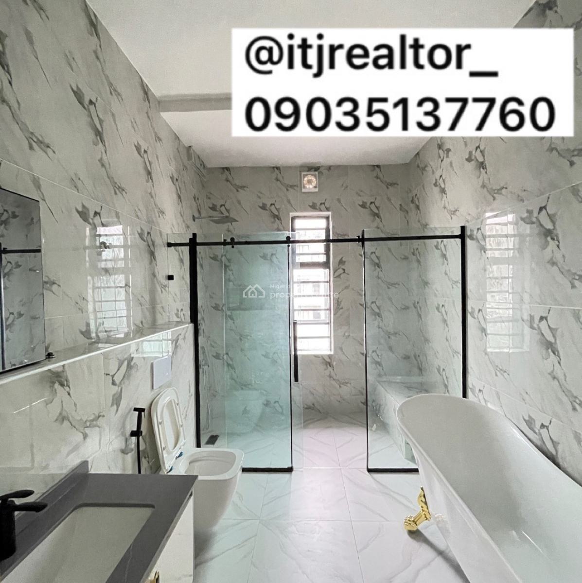 Stunning 4 Bedroom Terrace Duplex with Bq, Ikate, Lekki, Lagos, Terraced Duplex for Sale