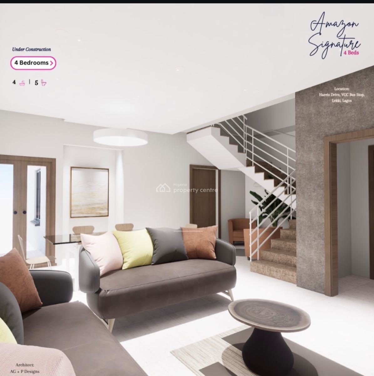 Luxury 2 Bedroom Apartment, Royal Pine Estate, Orchard Road, Lekki Expressway, Lekki, Lagos, Flat / Apartment for Sale