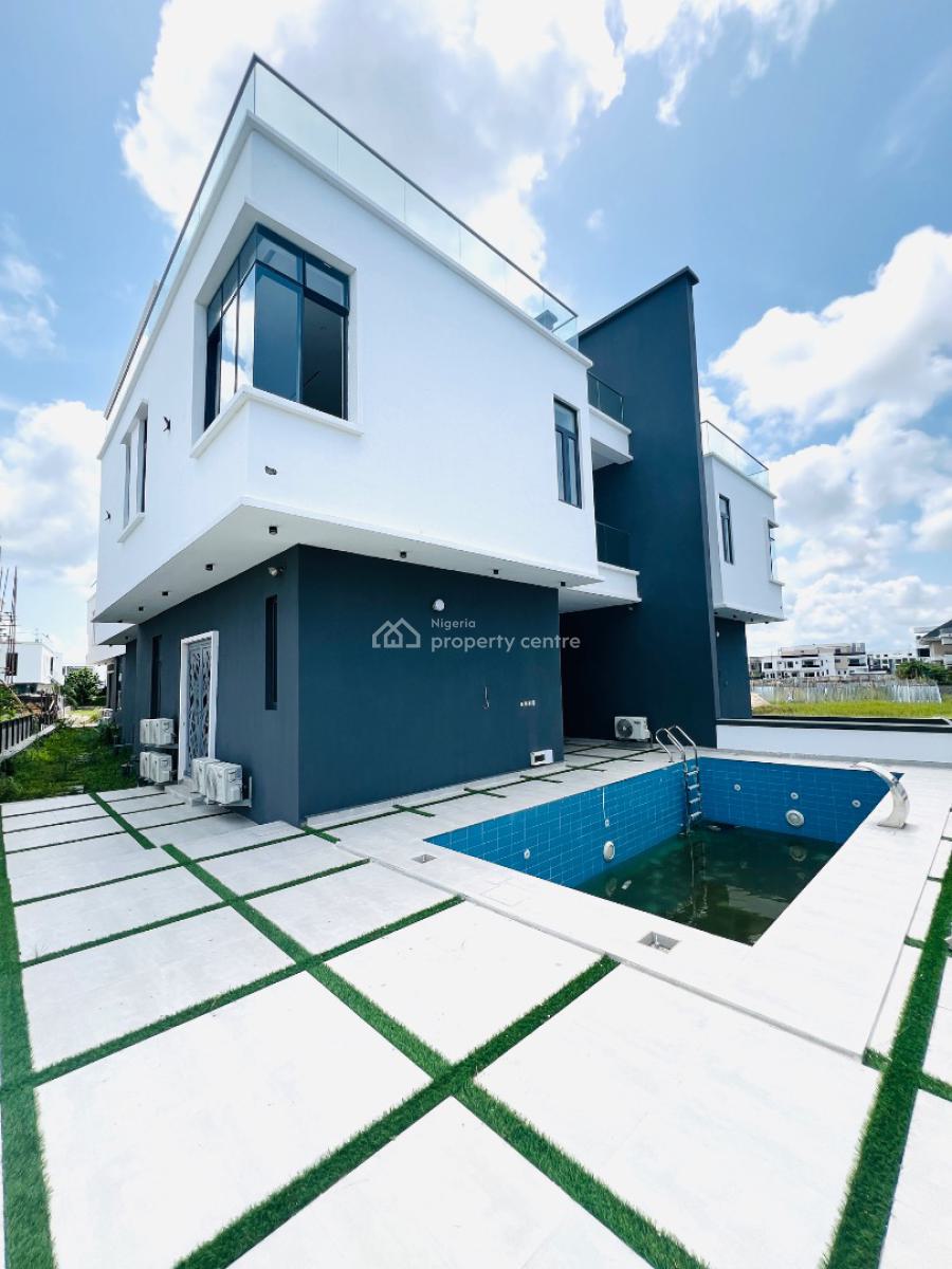 5 Bedroom Bedroom Duplex with Swimming, Cowrie Creek Estate Lekki, Ikate, Lekki, Lagos, Semi-detached Duplex for Sale