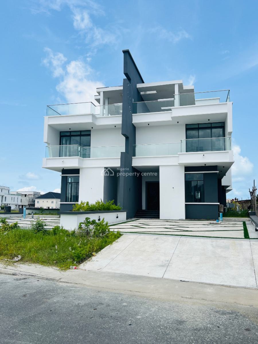 5 Bedroom Bedroom Duplex with Swimming, Cowrie Creek Estate Lekki, Ikate, Lekki, Lagos, Semi-detached Duplex for Sale