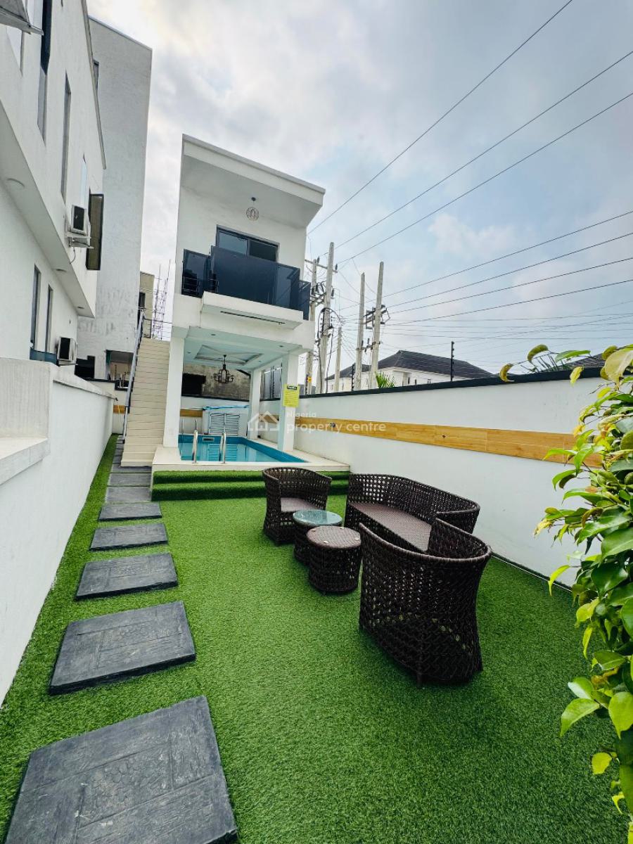 Exquisite Luxury 4 Bedroom Detached Duplex with Pool, Chevron . in a Serene and Secured Estate, Lekki, Lagos, Detached Duplex for Rent