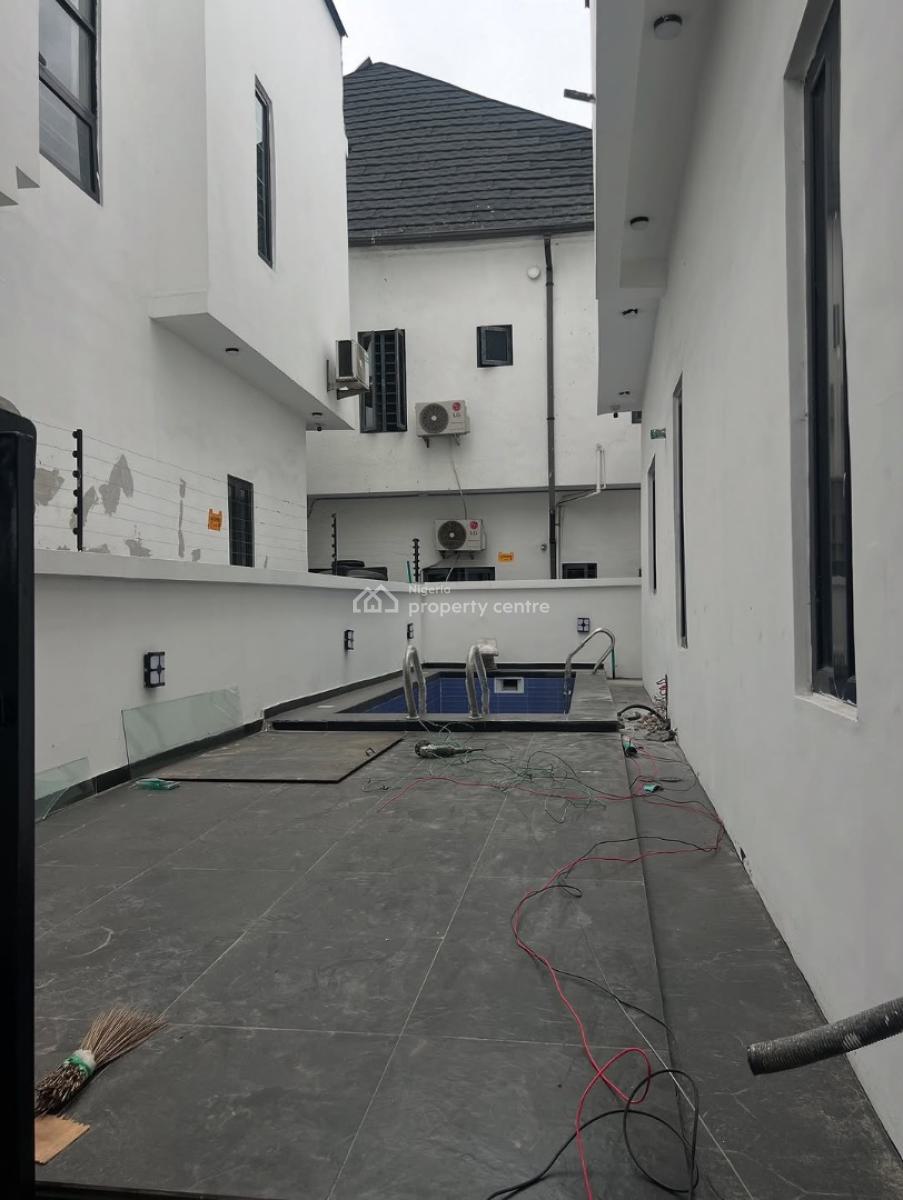 5 𝐁𝐄𝐃𝐑𝐎𝐎𝐌 Fully Detached Duplex with Swimming Pool, Lekki, Lagos, Detached Duplex for Rent