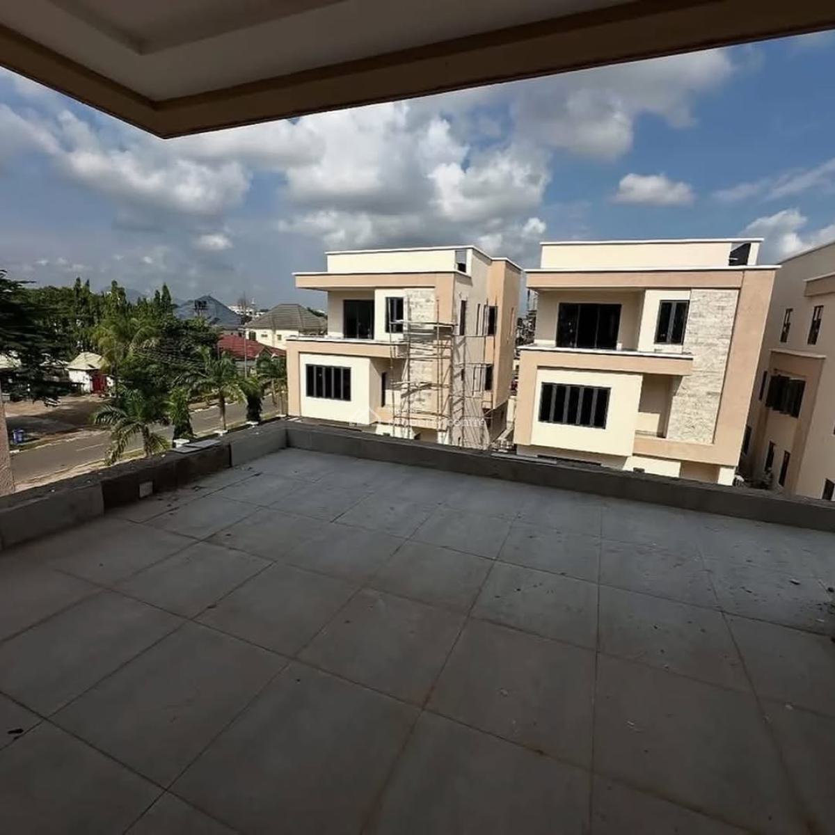 Brand New 5 Bedroom Detached,bq,elevator Shaft,cctv,gym, Corner Piece, Serene Neighborhood, in a Gated Mini Estate, Wuse, Abuja, Detached Duplex for Sale