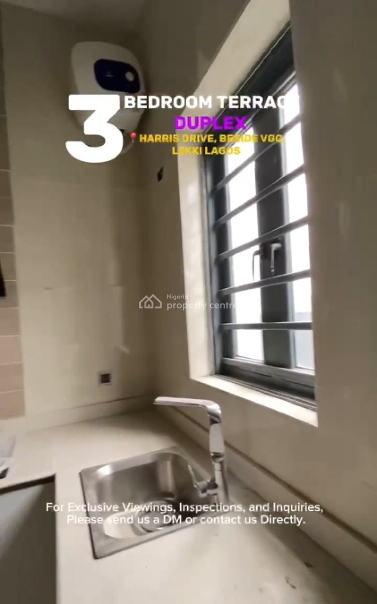3 Units of 3-bedroom Terrace Duplex, Harris Drive, Vgc, Lekki, Lagos, Flat / Apartment for Rent