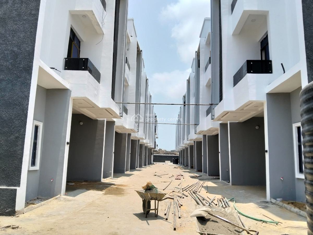 4 Bedroom Terrace House with Bq, in a New Mini Estate, Ikate, Lekki, Lagos, Terraced Duplex for Sale