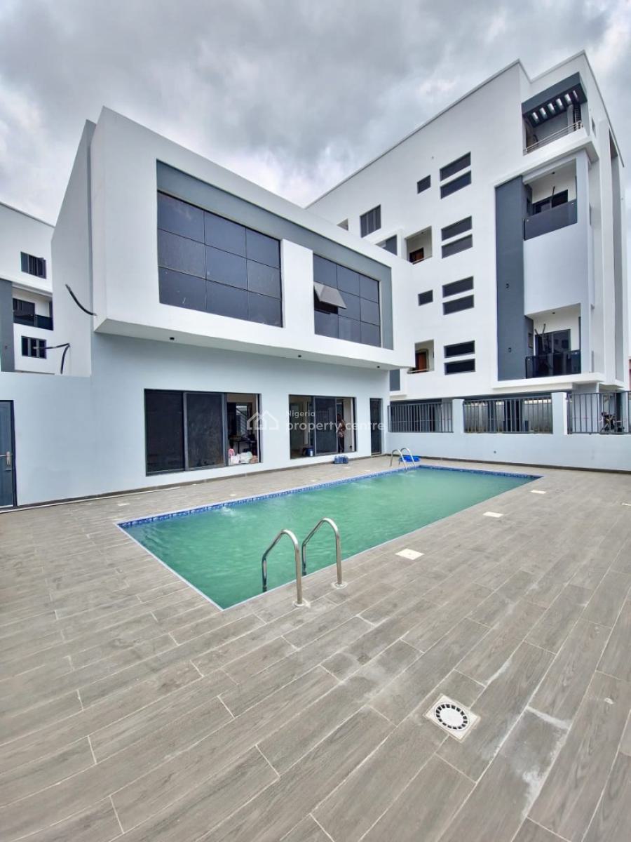 New Luxurious 4-bedroom Maisonette with Swimming Pool, Surulere, Lagos, Terraced Duplex for Sale