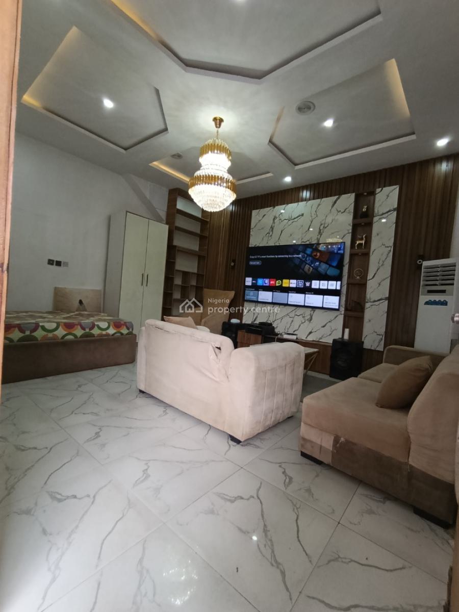 Spacious Studio Fully Furnished Apartment with Personal Enclosed Kitch, Ikota Gra, Lekki, Lagos, Self Contain (single Rooms) for Rent
