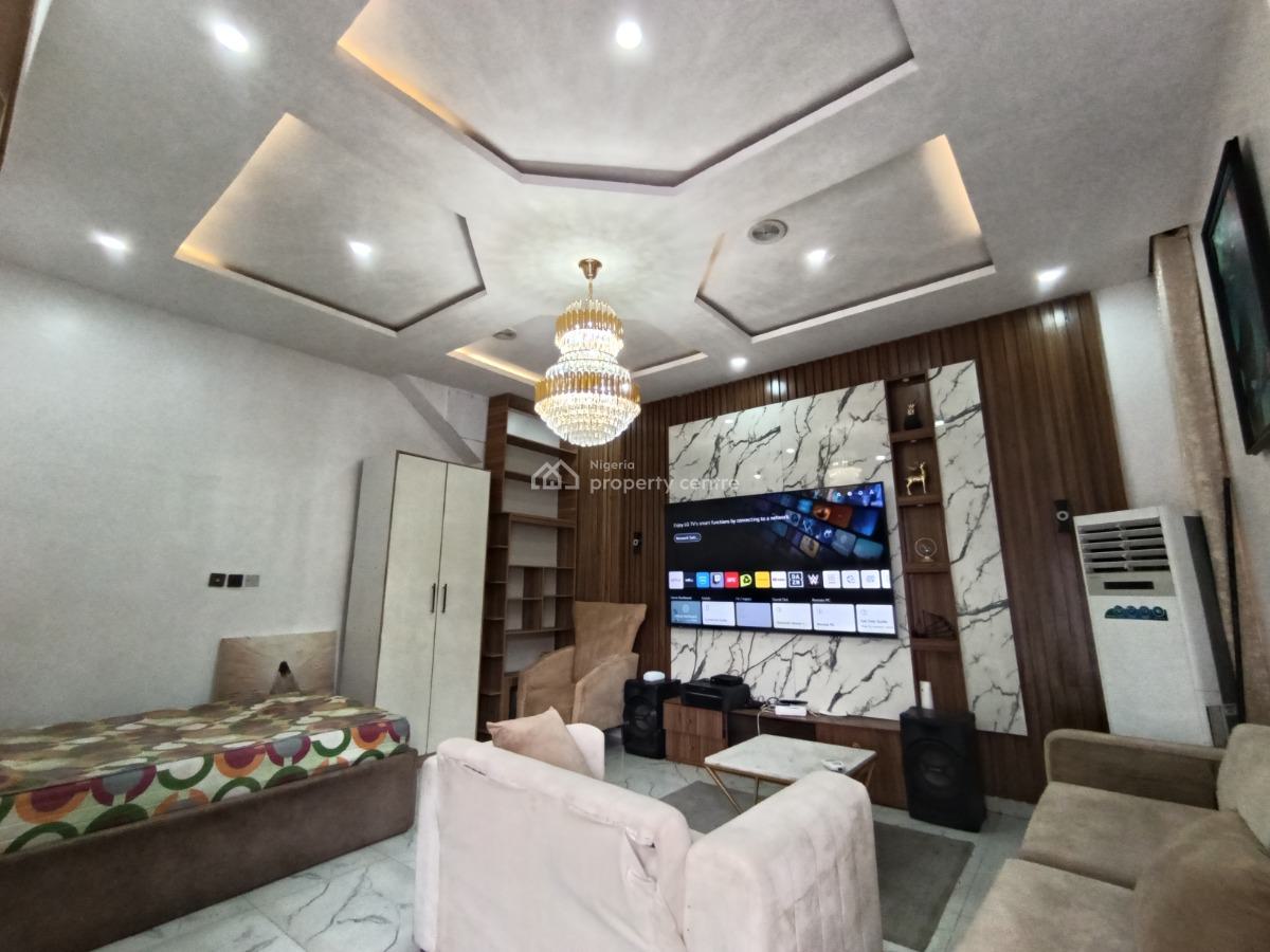 Spacious Studio Fully Furnished Apartment with Personal Enclosed Kitch, Ikota Gra, Lekki, Lagos, Self Contain (single Rooms) for Rent