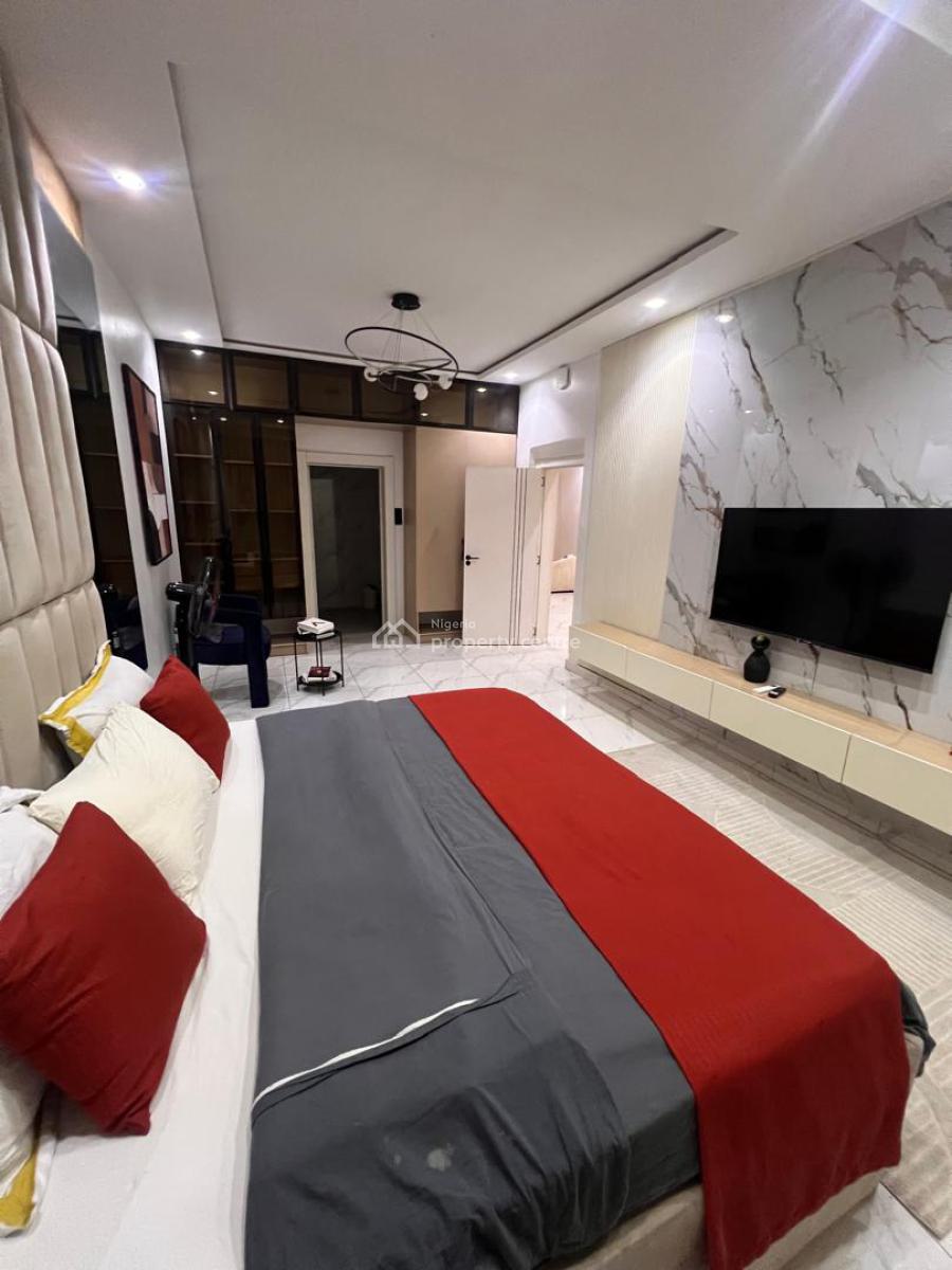 Fully Furnished 4 Bedroom Semi Detached Duplex with Attached Bq, Guzape District, Abuja, Semi-detached Duplex for Rent