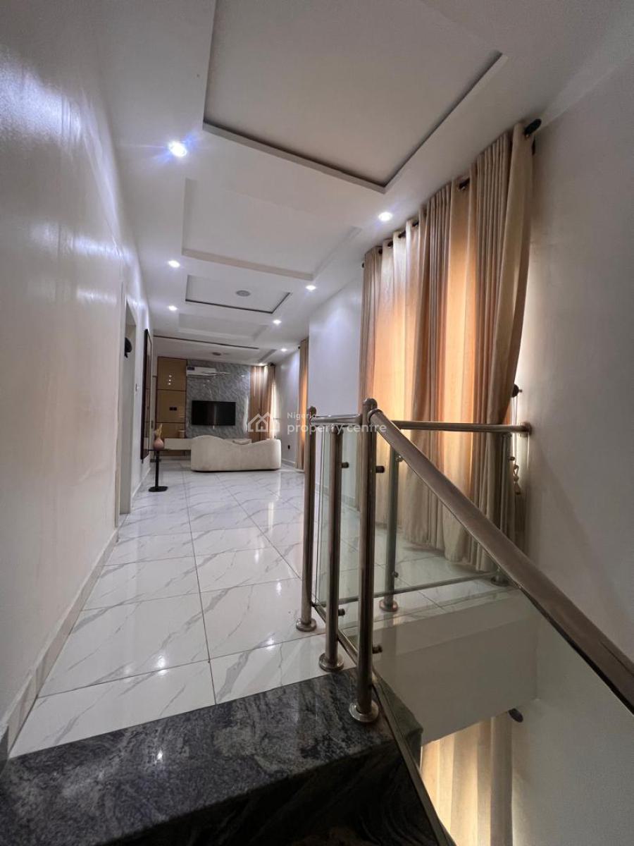 Fully Furnished 4 Bedroom Semi Detached Duplex with Attached Bq, Guzape District, Abuja, Semi-detached Duplex for Rent