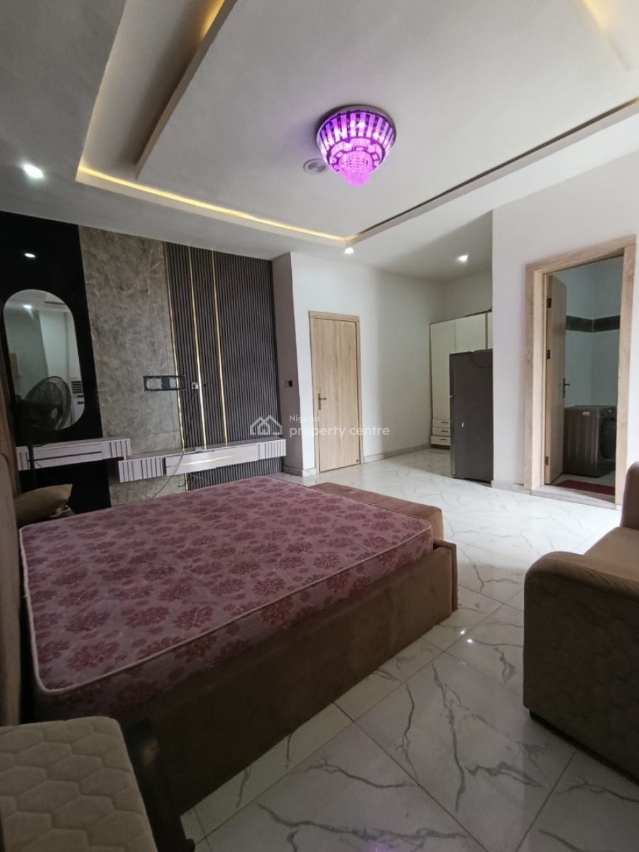 a Spacious Master Fully Furnished Studio Apartment with Personal Kitch, Ikota Gra Via Mega Chicken 🐔, Lekki, Lagos, Self Contain (single Rooms) for Rent