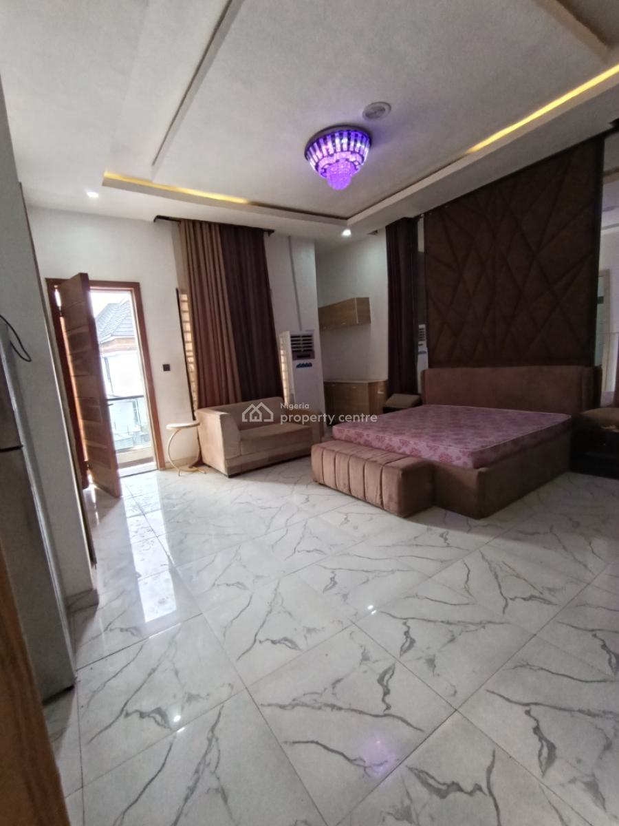 a Spacious Master Fully Furnished Studio Apartment with Personal Kitch, Ikota Gra Via Mega Chicken 🐔, Lekki, Lagos, Self Contain (single Rooms) for Rent