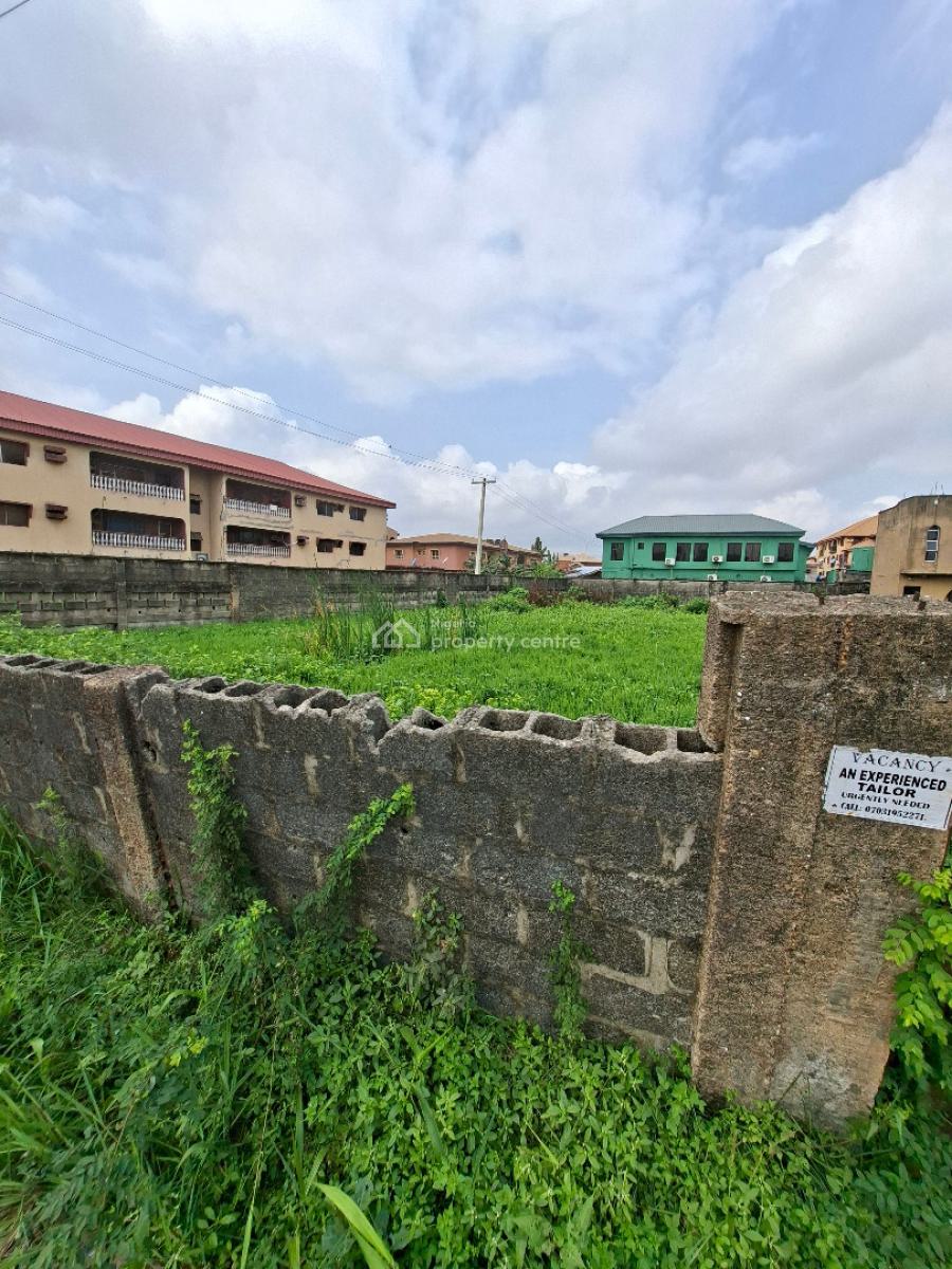 965sqm Cornerpiece Land for Residential/commercial Use, Market Square, Ago Palace, Isolo, Lagos, Mixed-use Land for Sale
