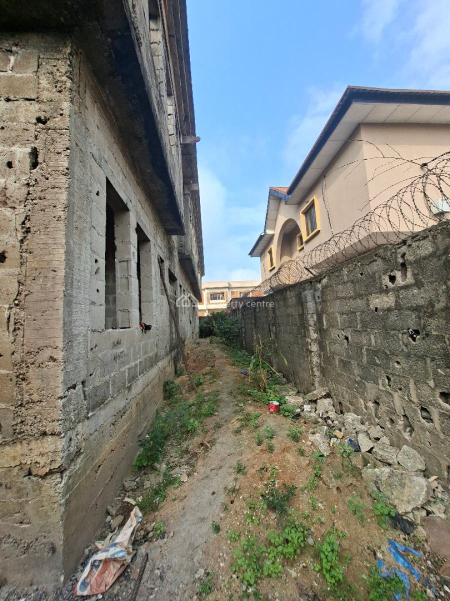 Solid Uncompleted 5bedroom Duplex with 2units 3bedroom, By Dominos Pizza, Ago Palace, Isolo, Lagos, Detached Duplex for Sale