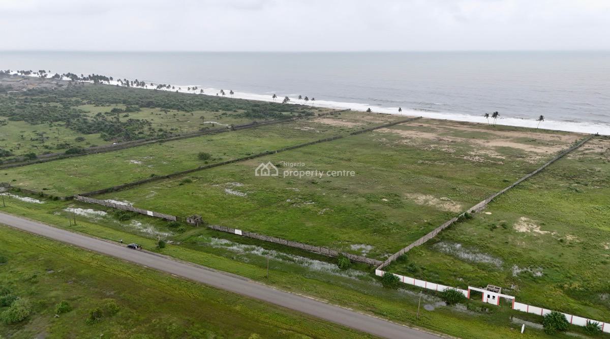 60,000sqm Premium Atlantic Oceanfront Land with Cofo, Beside Lacampagne Tropicana Resort, Otolu,, Ibeju Lekki, Lagos, Mixed-use Land for Sale