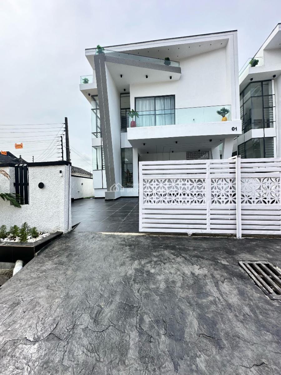 Elegant 5 Bedroom Fully Detached Duplex with Bq and Swimming Pool, Agungi, Lekki, Lagos, Detached Duplex for Sale