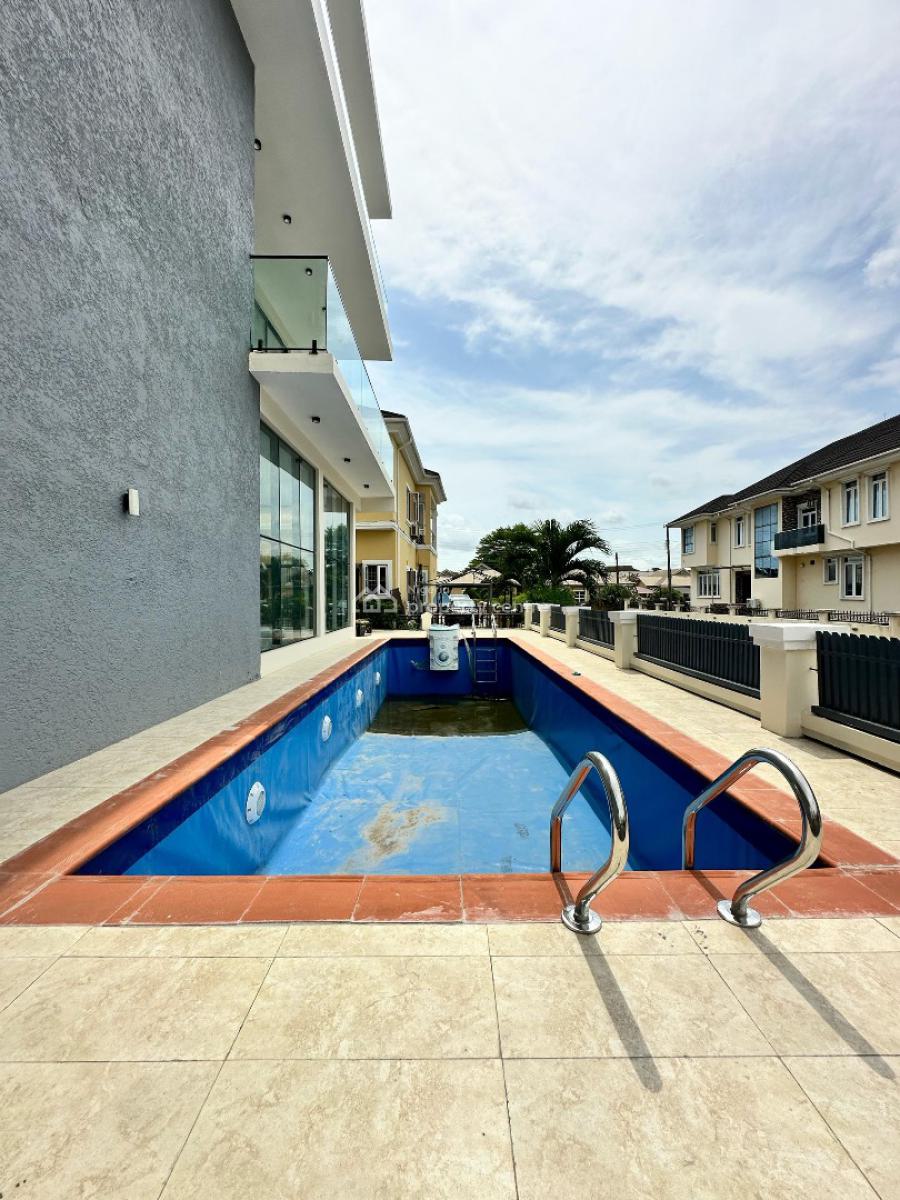 Exquisite 4 Bedroom Fully Detached Duplex with Bq, Cinema, Study Room, Chevron, Lekki, Lagos, Detached Duplex for Sale