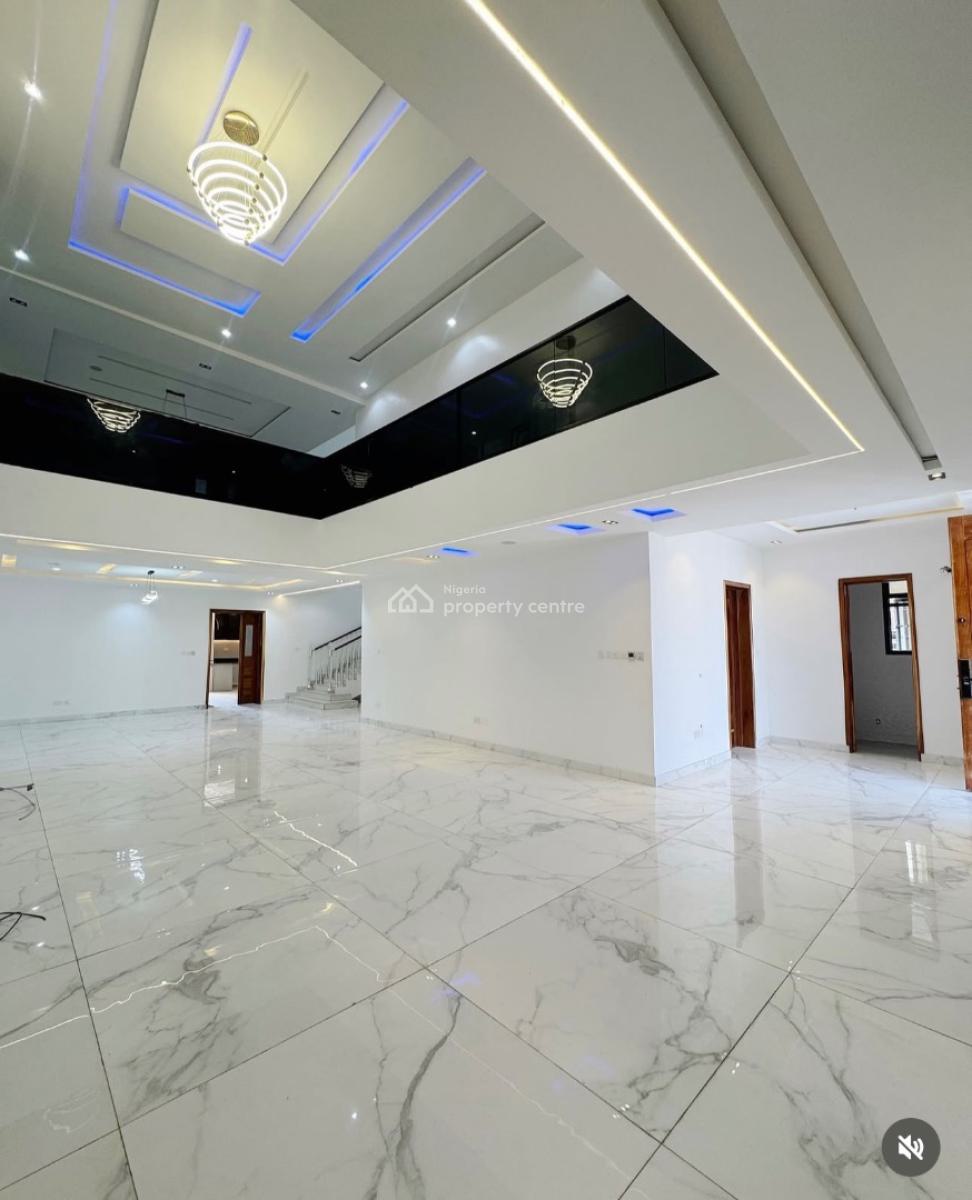 Contemporary 5bedroom Detached +bq , Pool, Cinema Room & Rooftop, Royal Garden Estate - One of The Best Estate Where The 1% Stay in Ajah, Ajah, Lagos, Detached Duplex for Sale