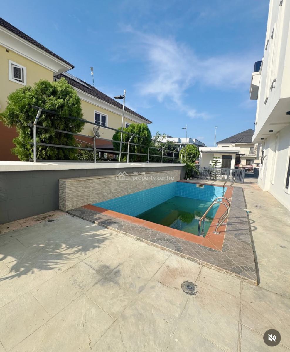 Contemporary 5bedroom Detached +bq , Pool, Cinema Room & Rooftop, Royal Garden Estate - One of The Best Estate Where The 1% Stay in Ajah, Ajah, Lagos, Detached Duplex for Sale