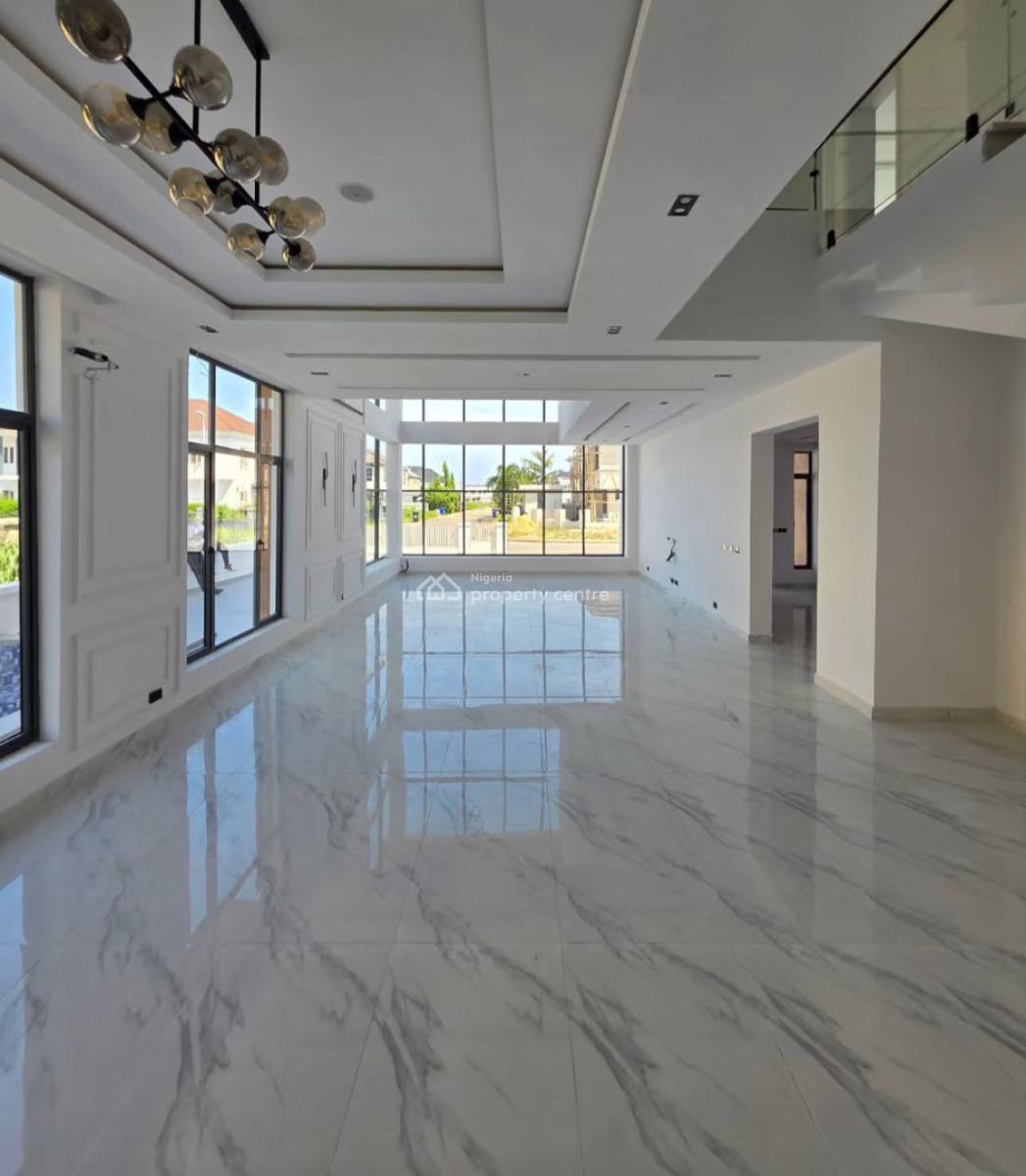 Contemporary 5 Bedroom Detached + Bq, Pool, Cinema Room & Rooftop, Royal Garden Estate, Ajah, Lagos, Detached Duplex for Sale