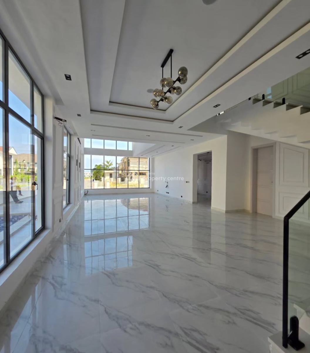 Contemporary 5 Bedroom Detached + Bq, Pool, Cinema Room & Rooftop, Royal Garden Estate, Ajah, Lagos, Detached Duplex for Sale