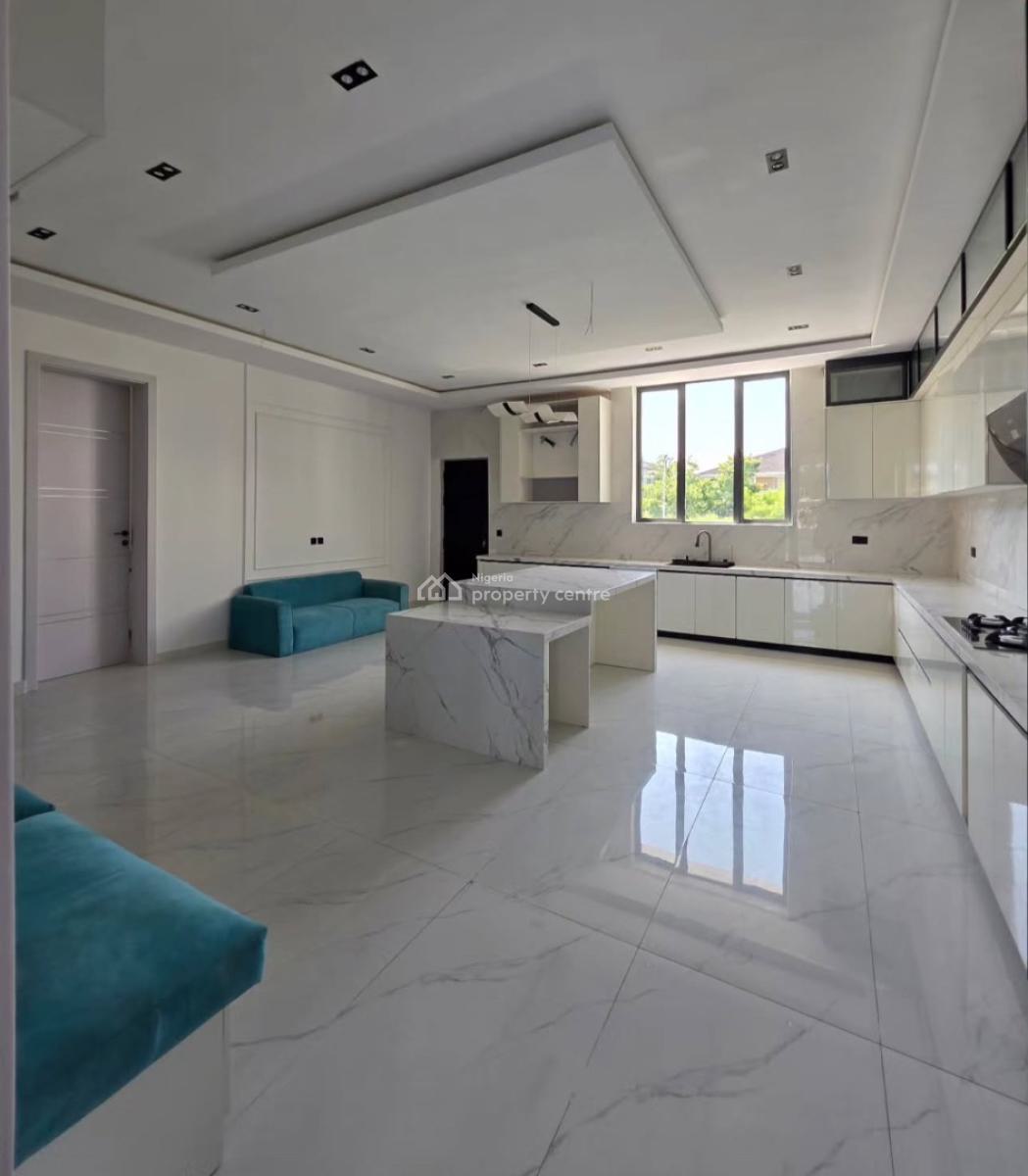 Contemporary 5 Bedroom Detached + Bq, Pool, Cinema Room & Rooftop, Royal Garden Estate, Ajah, Lagos, Detached Duplex for Sale