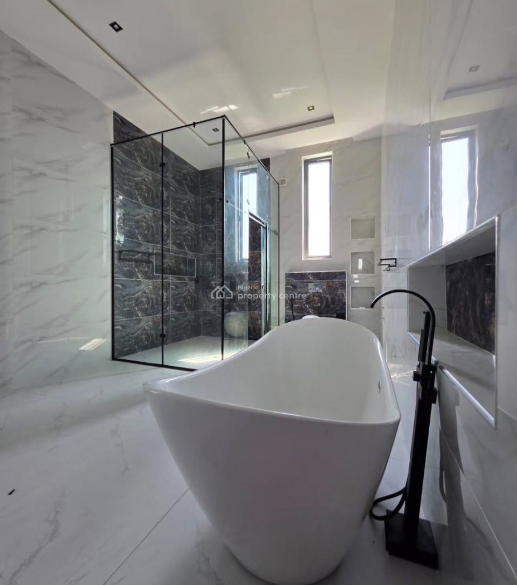 Contemporary 5 Bedroom Detached + Bq, Pool, Cinema Room & Rooftop, Royal Garden Estate, Ajah, Lagos, Detached Duplex for Sale