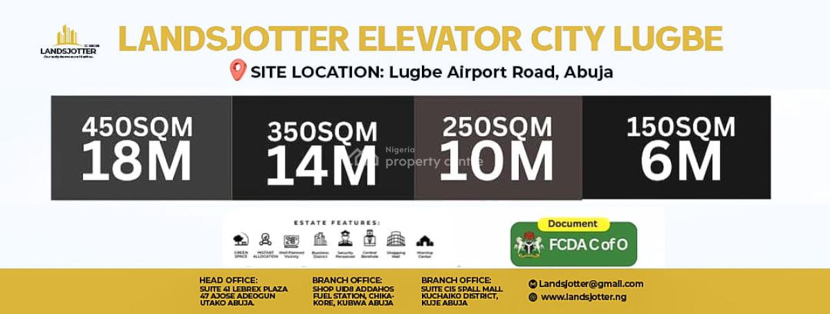 Lugbe Airport Road, Lugbe, Airport Road, Lugbe District, Abuja, Residential Land for Sale