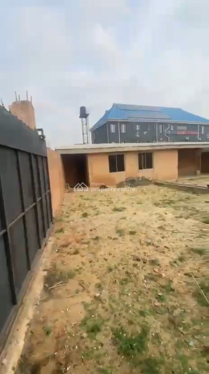 a Half Plot of Dry Land with a Bungalow on It, Uba Bank Axis, Gbagada, Lagos, Land for Rent