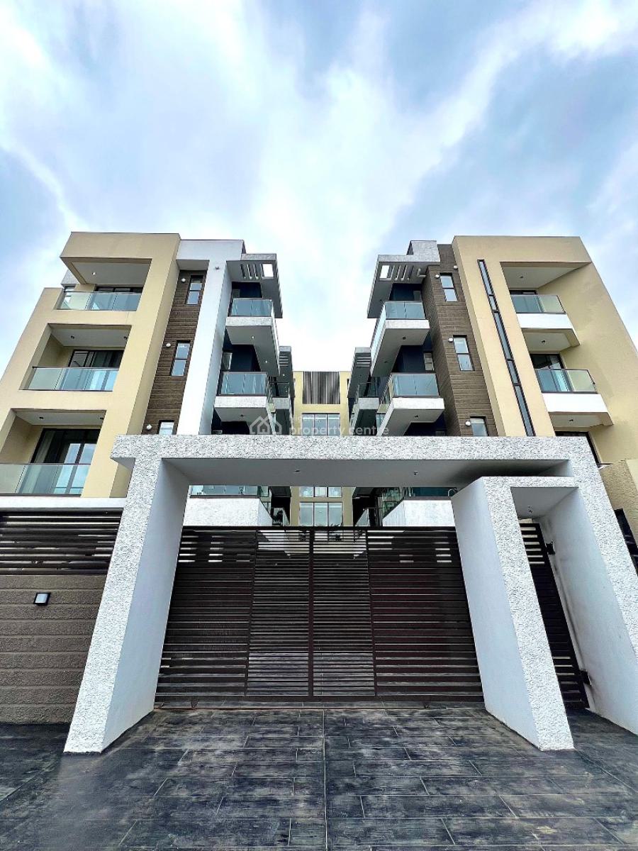 3 Bedroom Apartment with Bq, Gym, Elevator, Lekki Phase 1, Lekki, Lagos, Flat / Apartment for Rent