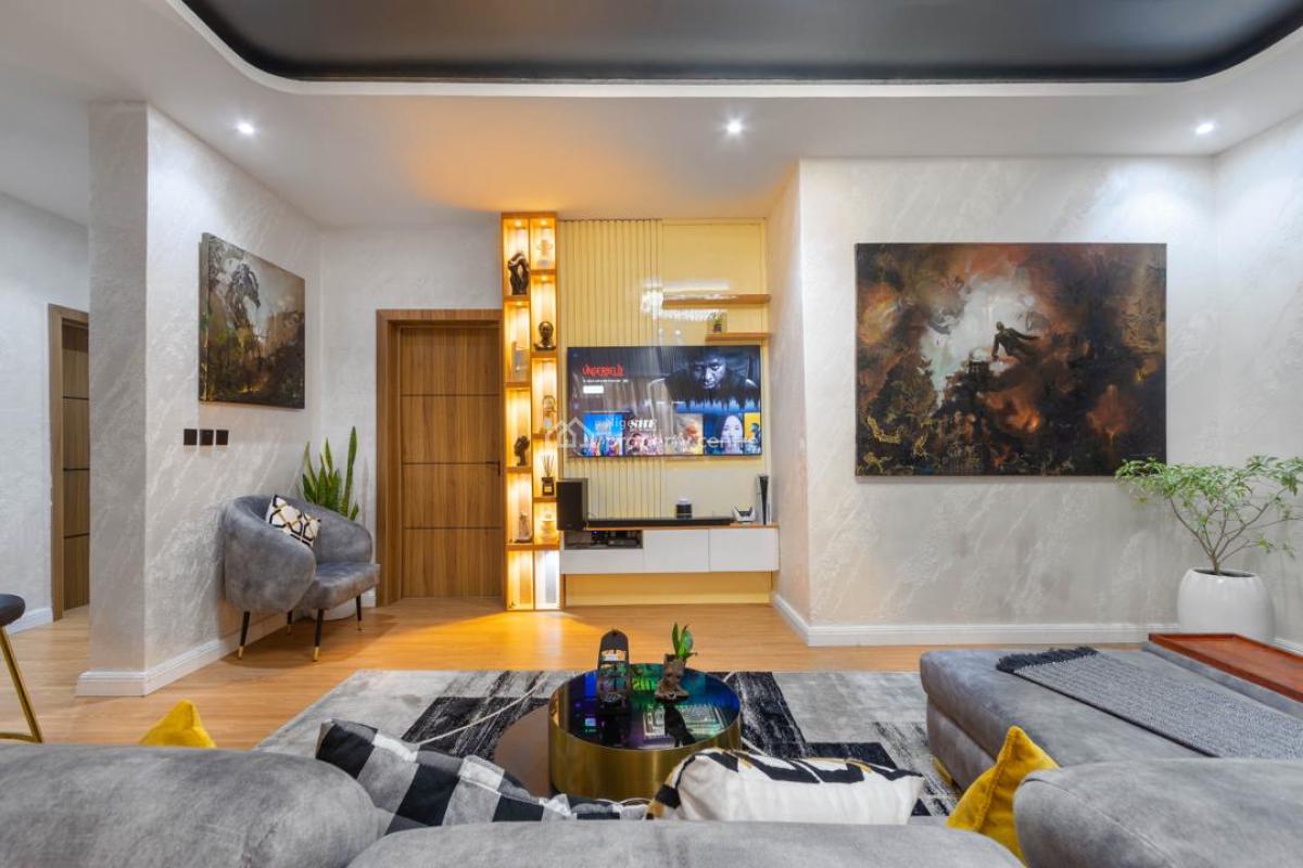 Alexa One Bedroom Apartment with Ps5 and Ceiling Mirror, Lekki Phase 1, Lekki, Lagos, Flat / Apartment Short Let