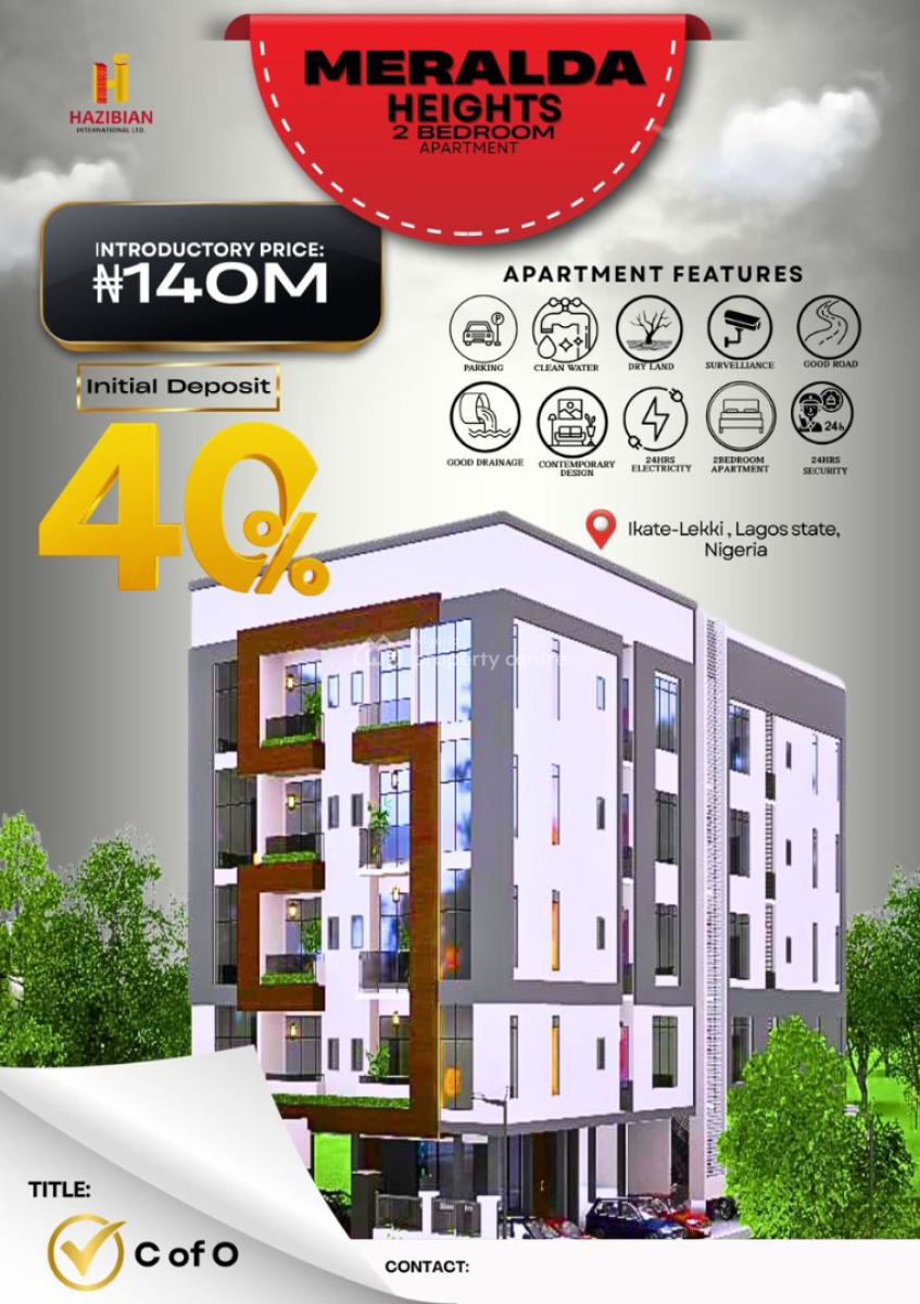Meralda Heights, Ikate, Lekki, Lagos, Block of Flats for Sale